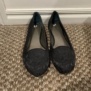 BP Black Jacquard smoking slipper. Size: 13